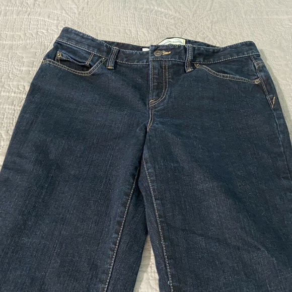 Ann Taylor LOFT Original Boot Dark Wash Womens Jeans 10 (B) - Picture 4 of 11